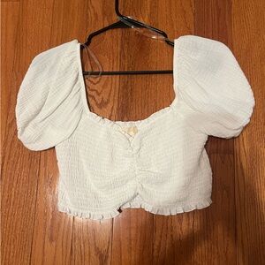 Altar’d State White Crop Top